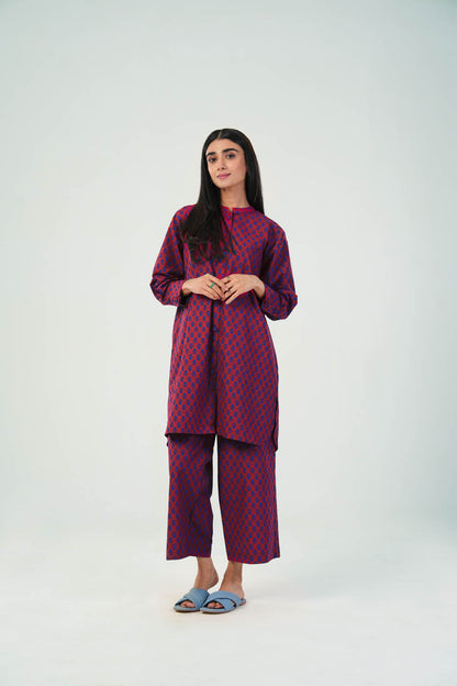 2 Pc Printed Khaddar Outfit