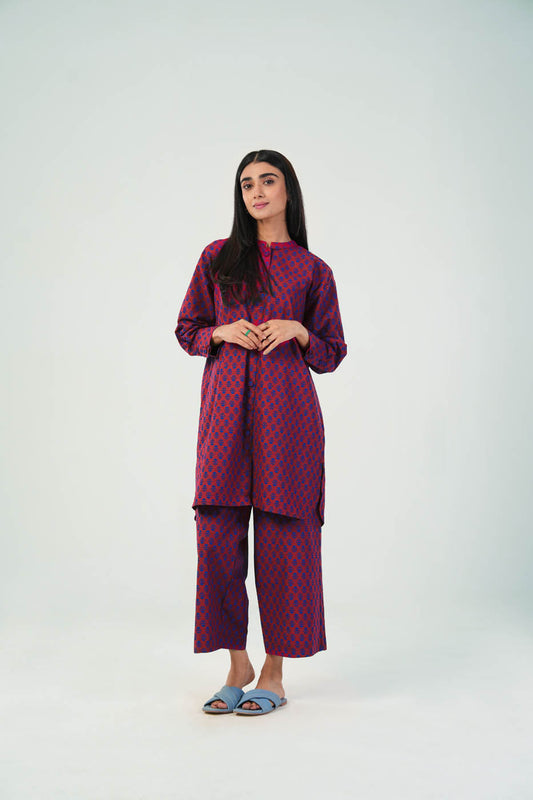2 Pc Printed Khaddar Outfit