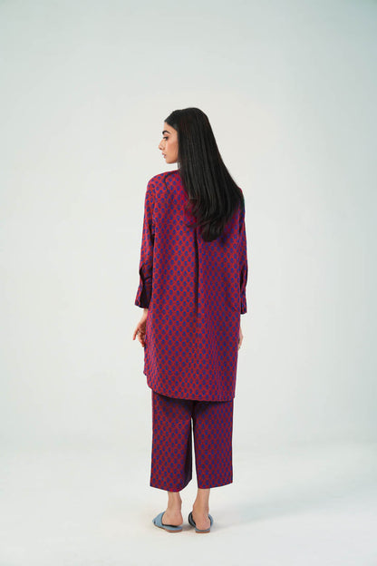 2 Pc Printed Khaddar Outfit