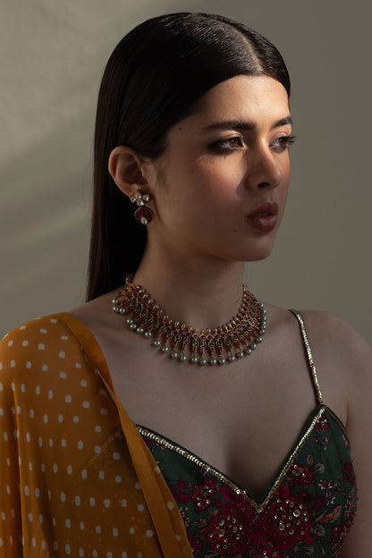 GOLD PLATED BASANT CHOKER