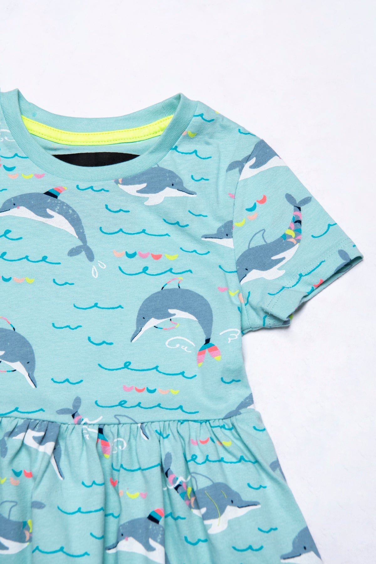 BTW - DOLPHINE PRINTED JERSEY DRESS