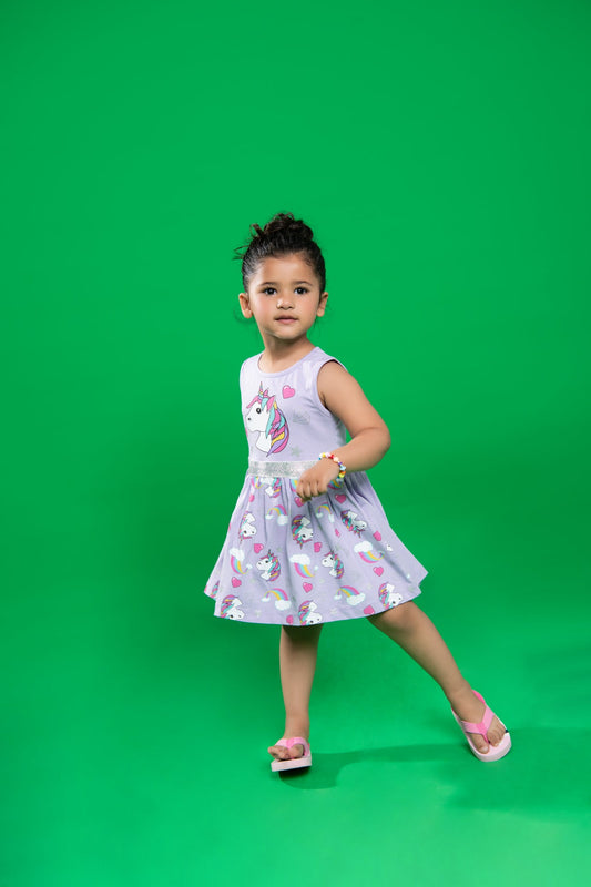 BTW - PRINTED UNICORN DRESS