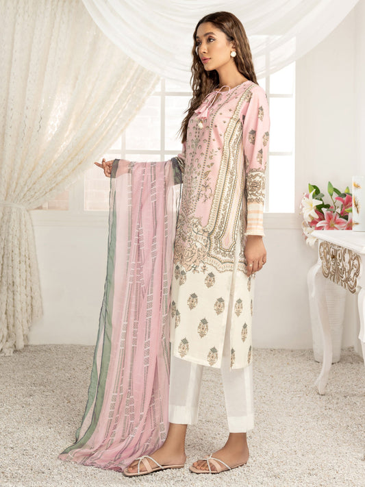 2 Piece Lawn Suit-Printed (Unstitched)