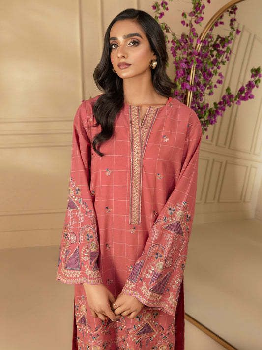 Limelight - 2 Piece Yarn Dyed Suit-Embroidered (Unstitched)