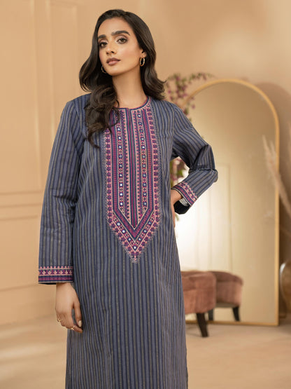 Limelight - 2 Piece Yarn Dyed Suit-Embroidered (Unstitched)