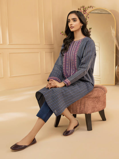 Limelight - 2 Piece Yarn Dyed Suit-Embroidered (Unstitched)