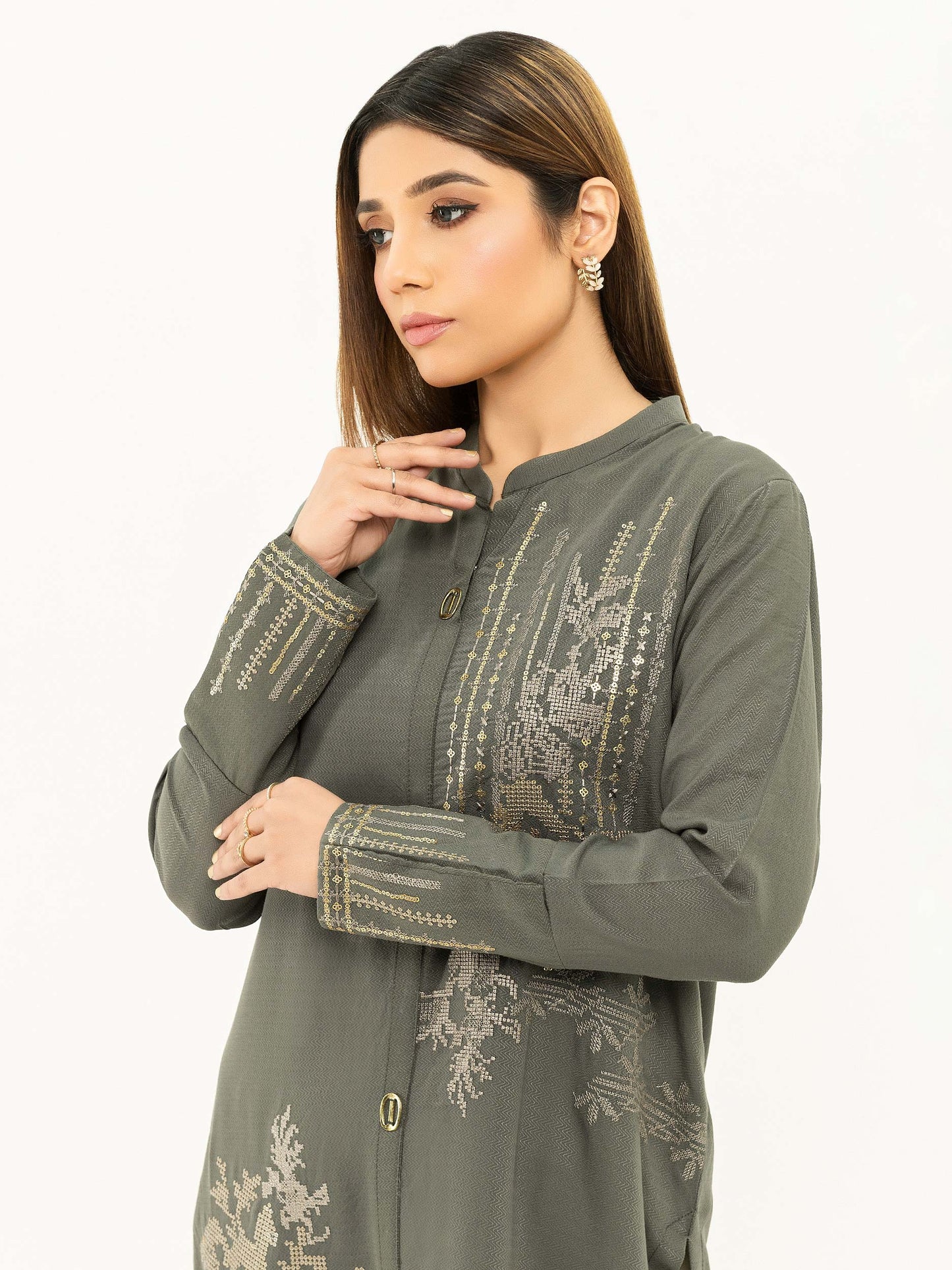 Limelight - Jacquard Shirt-Embroidered (Pret)