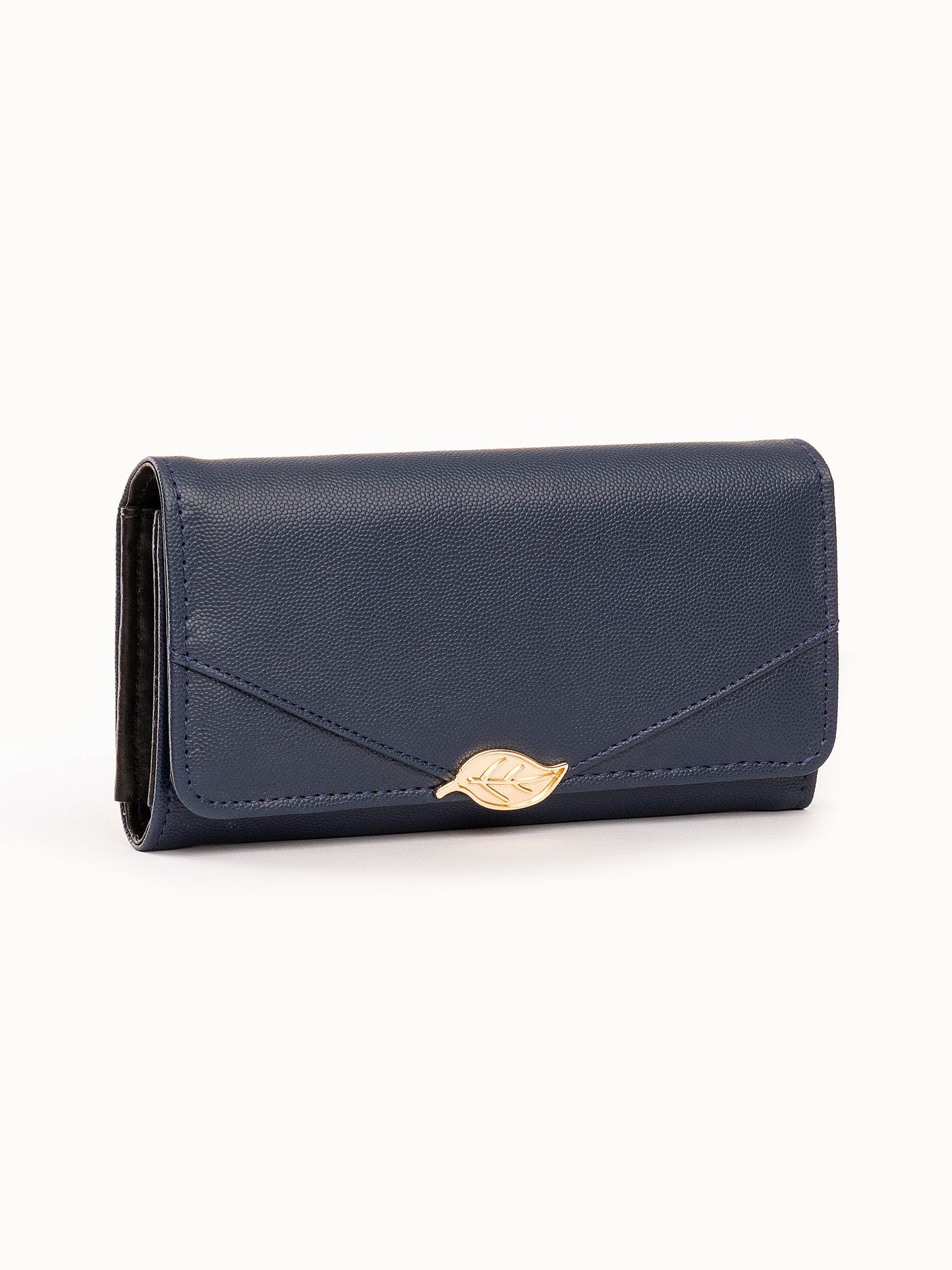 Limelight - Metalic Leaf Brooch Wallet