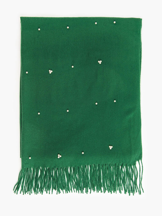 Limelight - Pearl Embellished Woolen Shawl