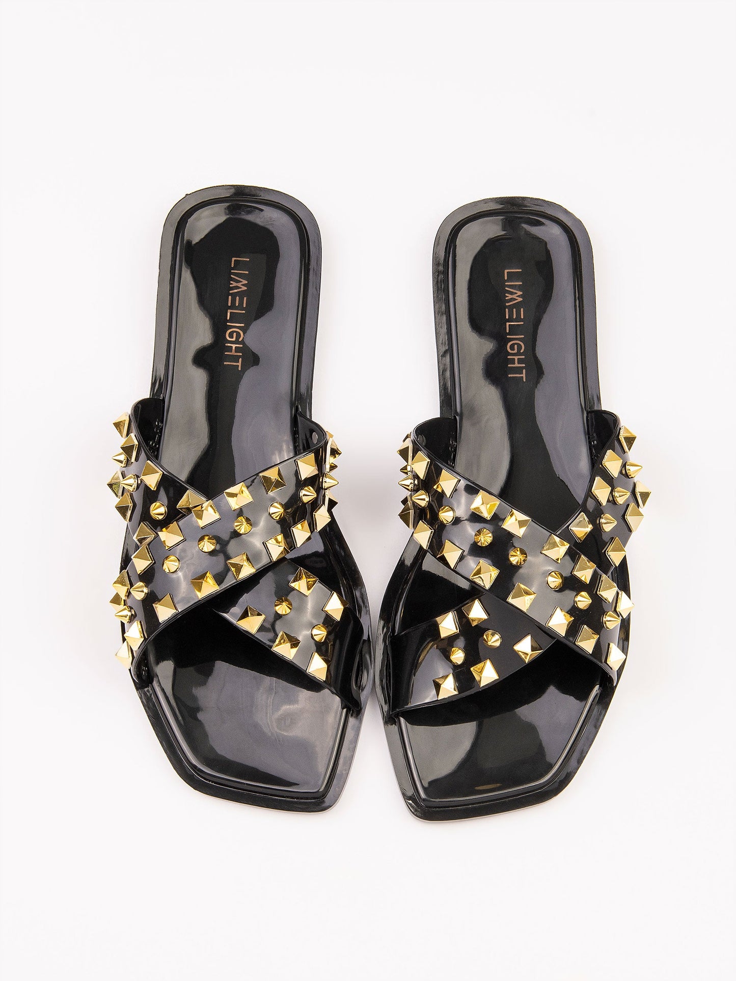 Metallic Embellished Flat