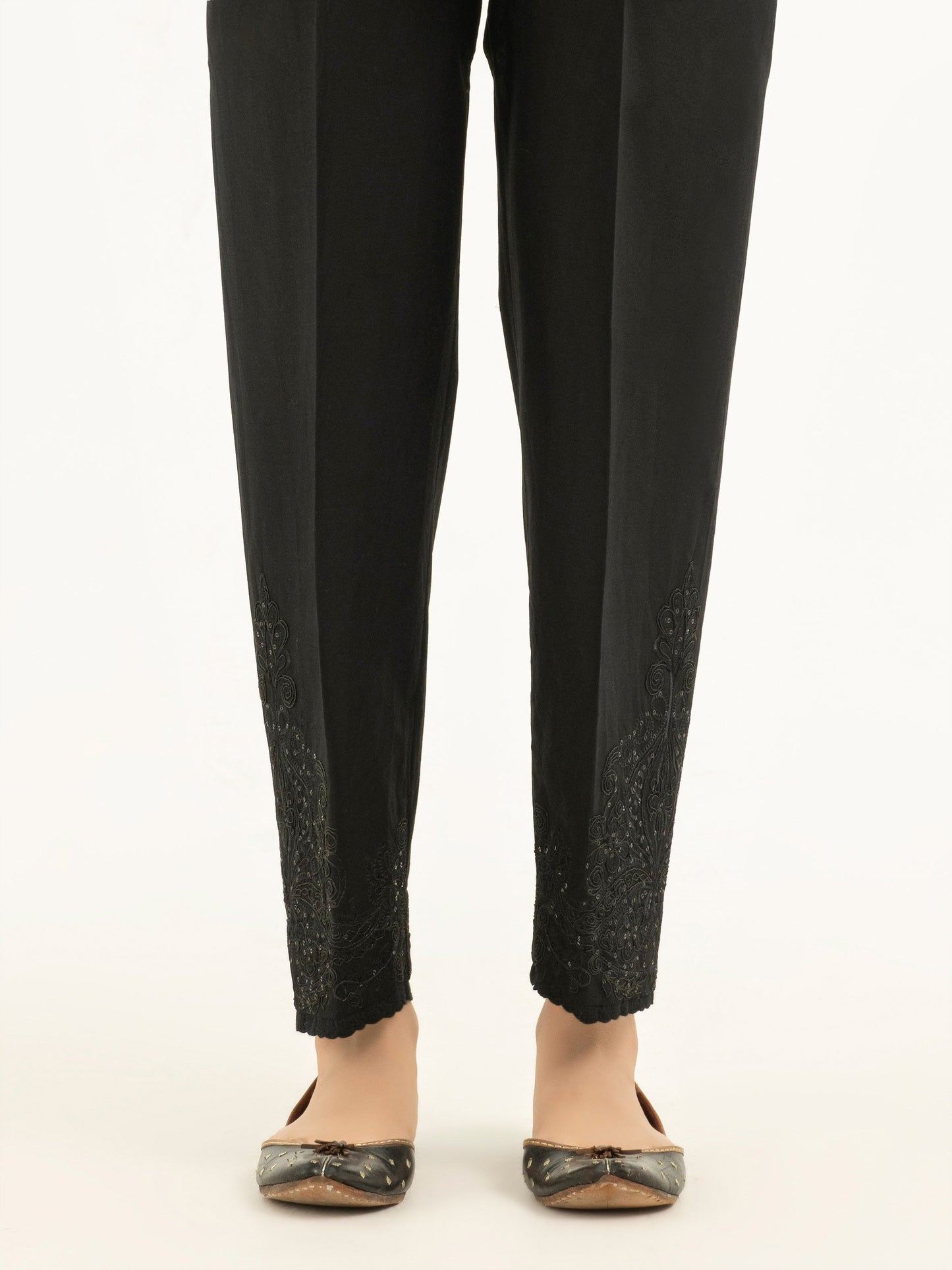 Embroidered Cambric Trousers