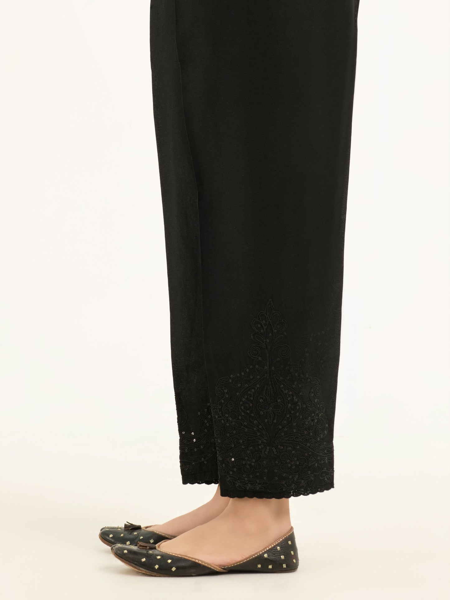 Embroidered Cambric Trousers