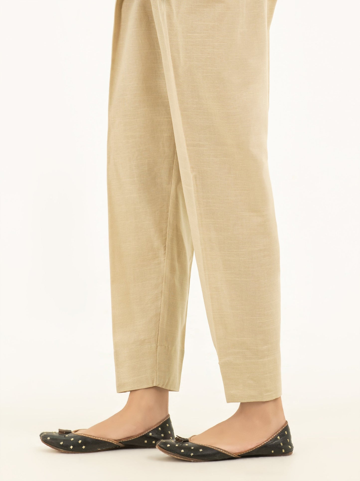 Dyed Khaddar Trousers