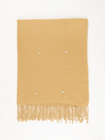 Limelight - Pearl Embellished Woolen Shawl