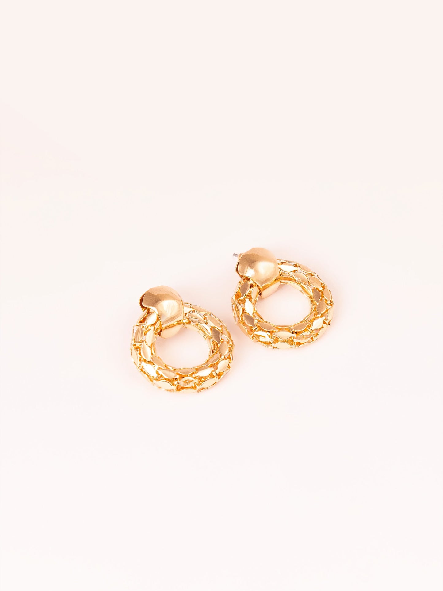 Circular Drop Earrings