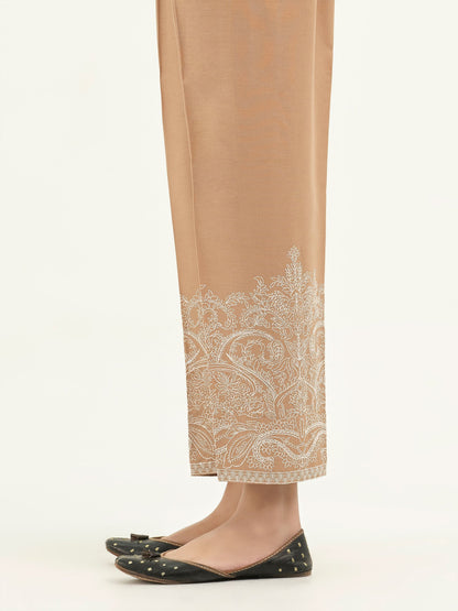 Embroidered Winter Cotton Trousers(Pret)