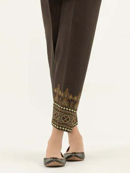 Printed Khaddar Trousers(Pret)