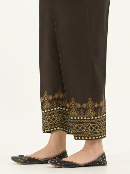 Printed Khaddar Trousers(Pret)