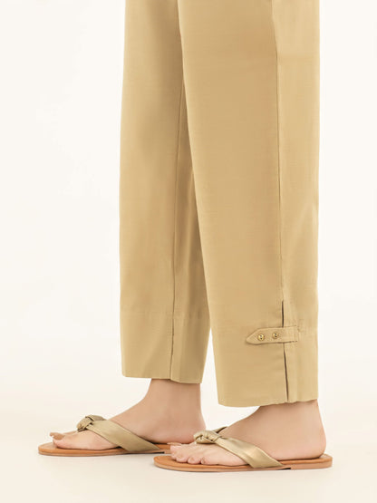 Buttoned Khaddar Trousers