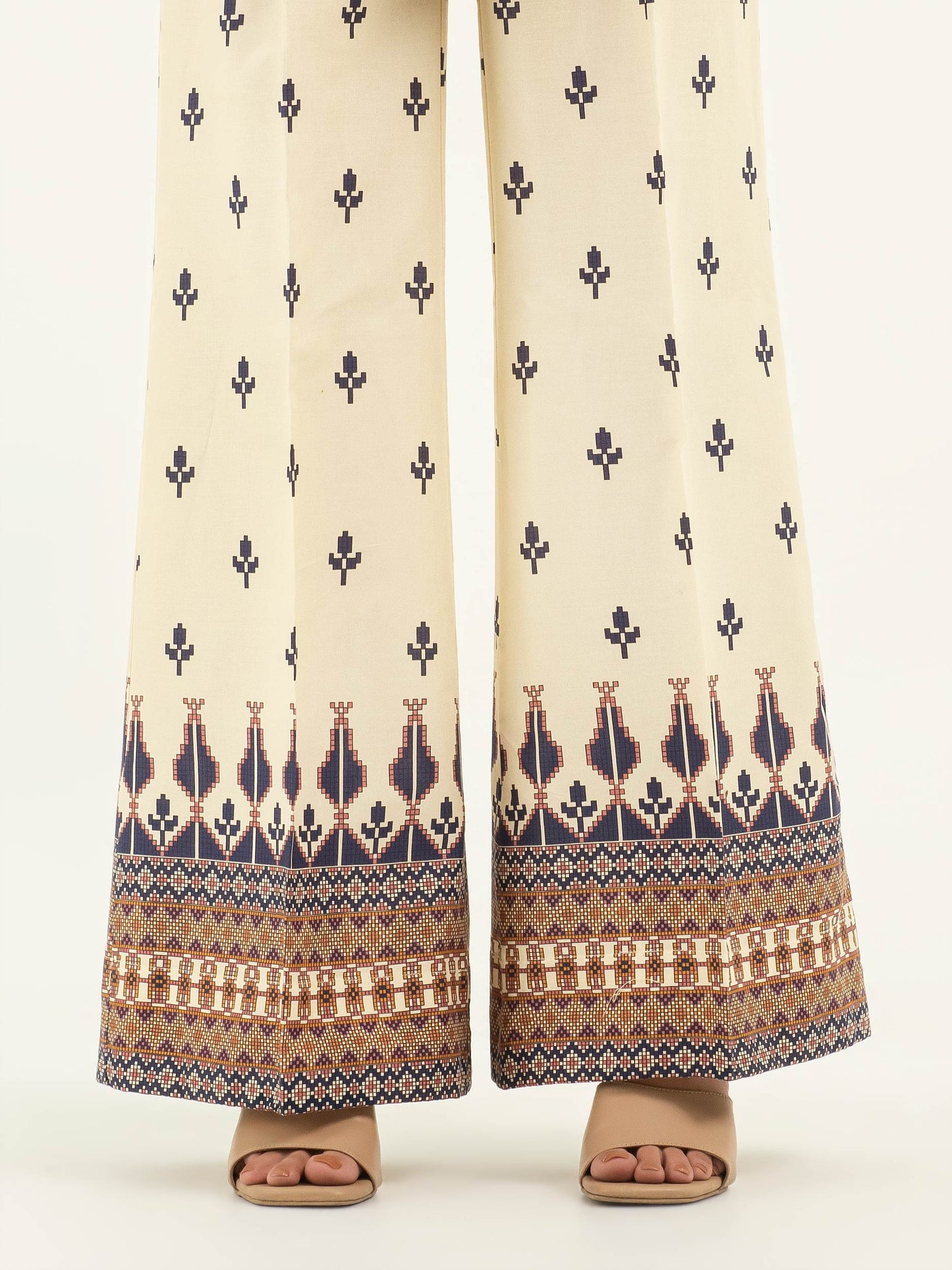 Printed Winter Cotton Trousers(Pret)