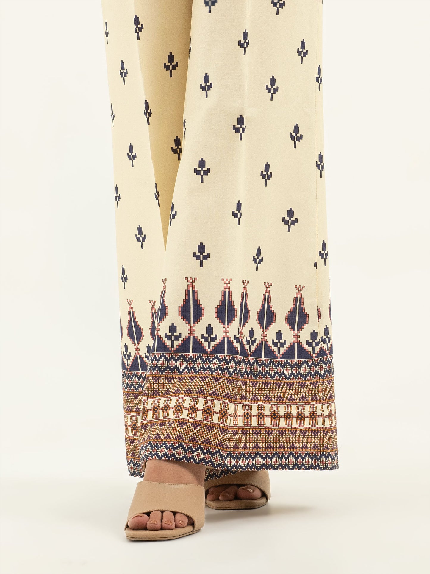 Printed Winter Cotton Trousers(Pret)