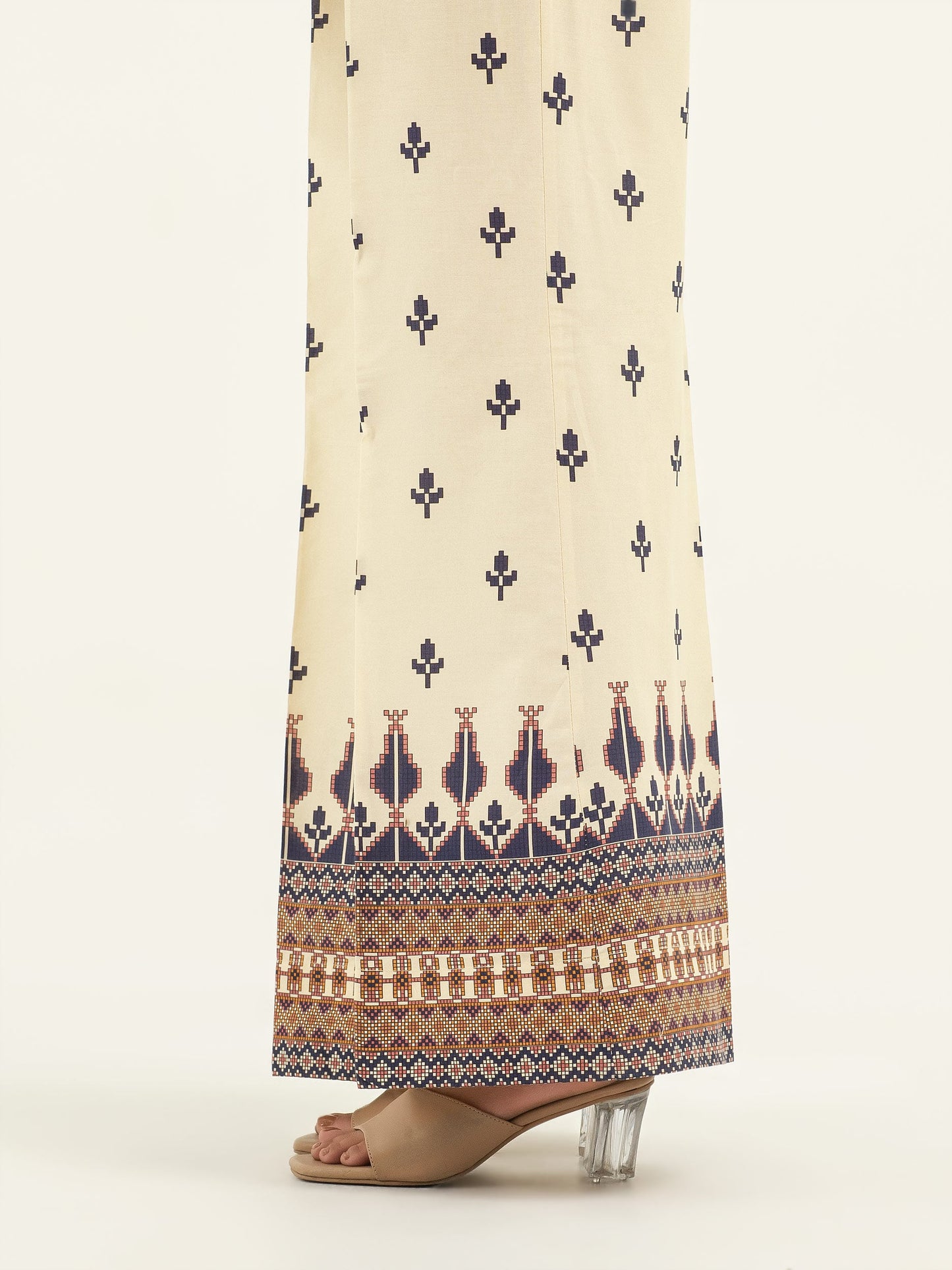 Printed Winter Cotton Trousers(Pret)