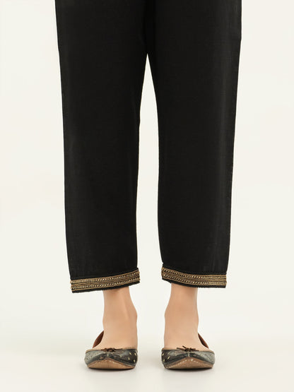 Embellished Khaddar Trousers(Pret)