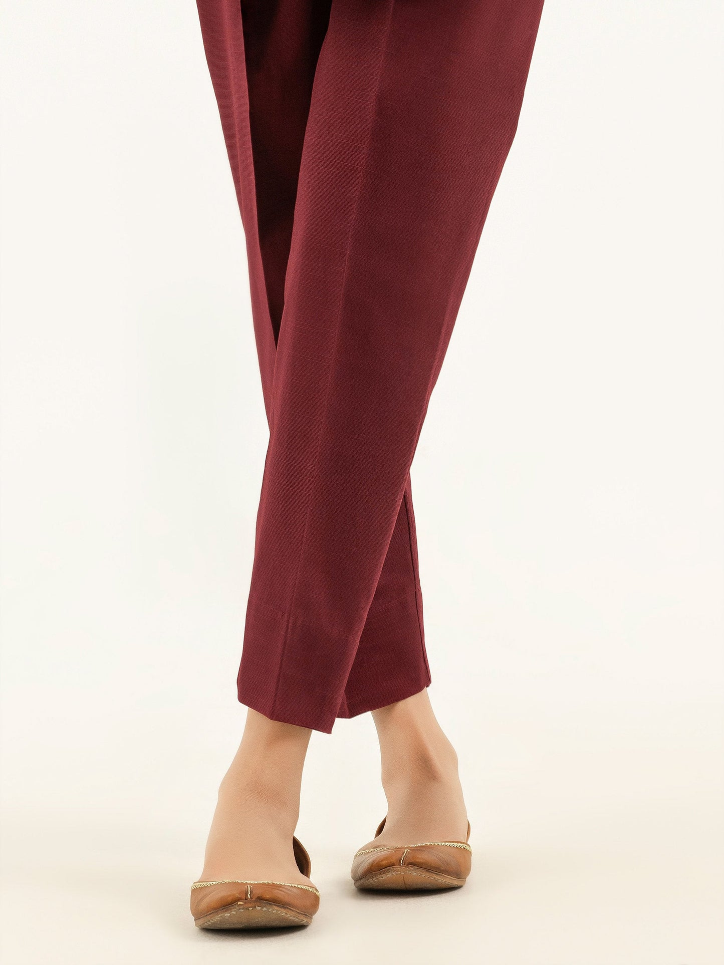 Dyed Khaddar Trousers(Pret)