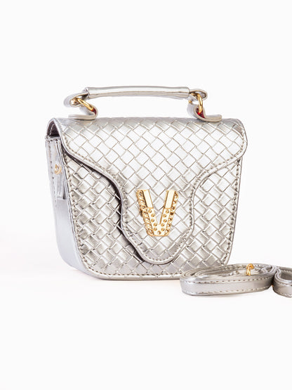 Limelight - Straw Patterned Mini Handbag