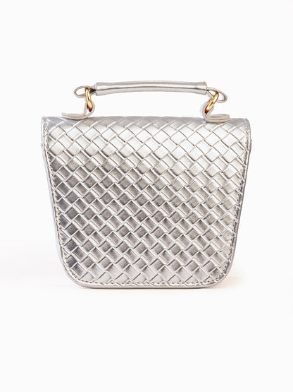 Limelight - Straw Patterned Mini Handbag