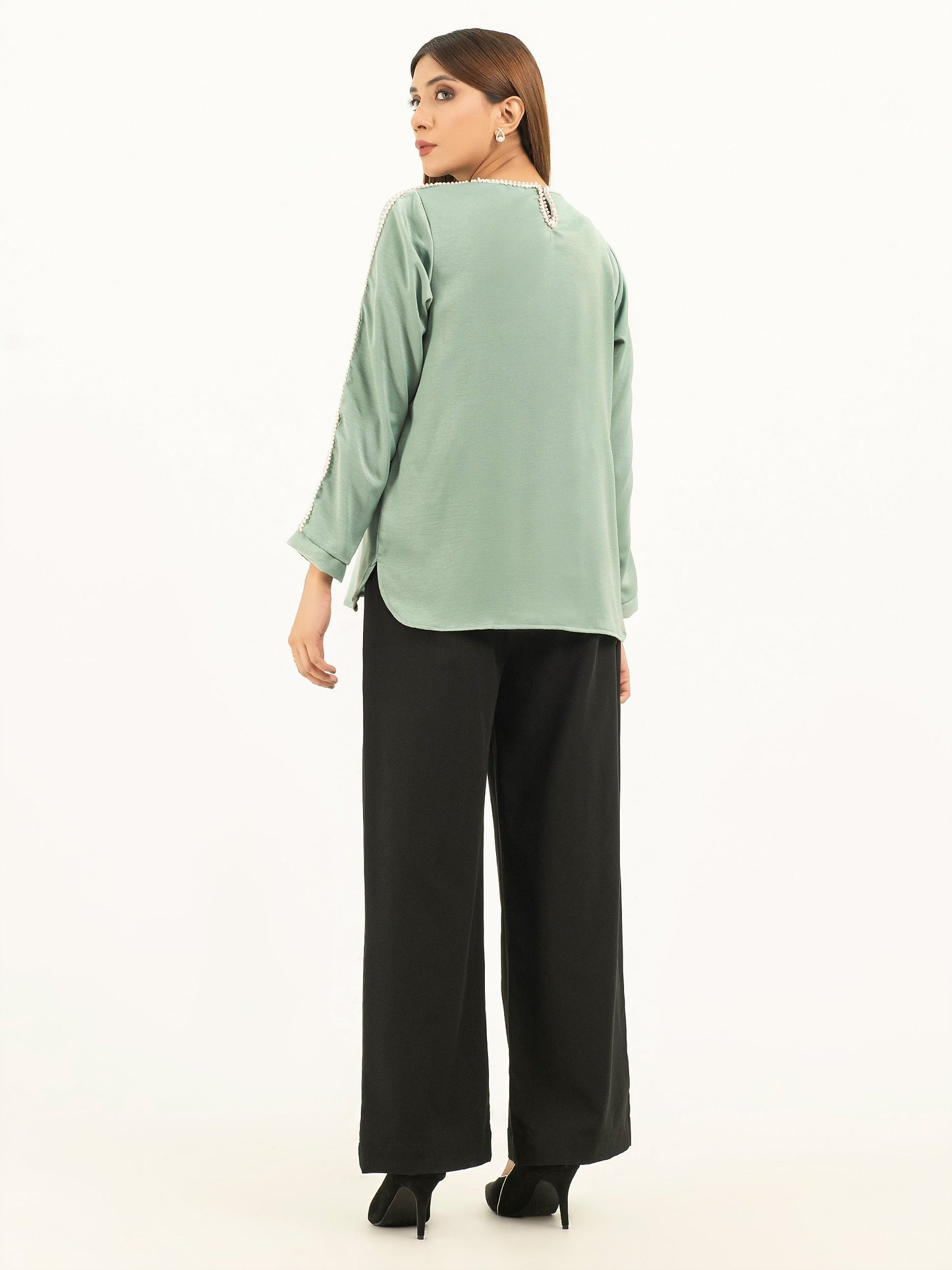 Limelight - Embellished Viscose Top