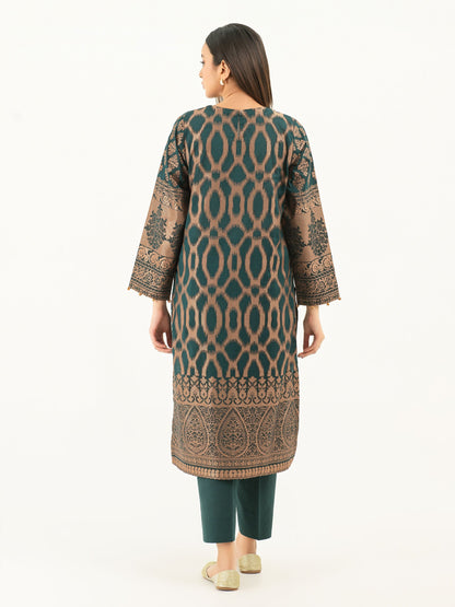 2 Piece Jacquard Suit-Embroidered (Pret)