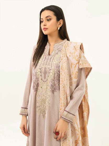 Limelight - 3 Piece Karandi Suit-Embroidered (Pret)