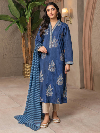 Limelight - 2 Piece Jacquard Suit-Embroidered (Unstitched)