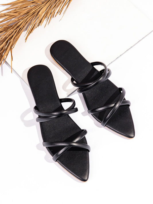 Criss Cross Strap Flats