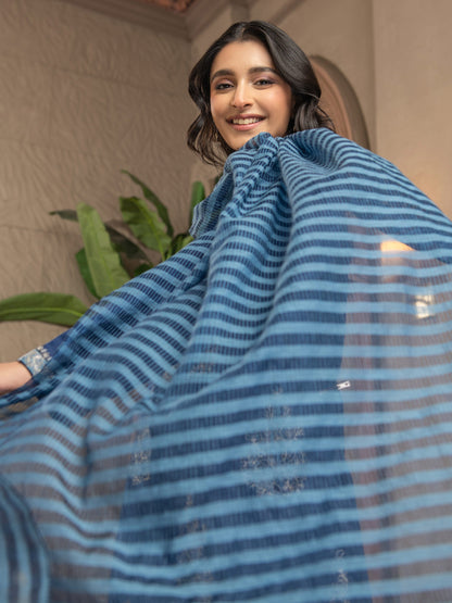 Limelight - 2 Piece Jacquard Suit-Embroidered (Unstitched)