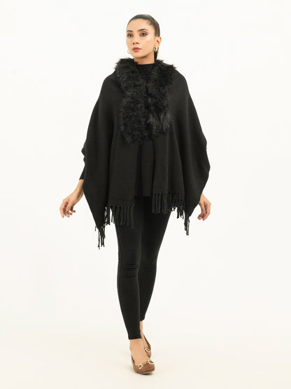 Limelight - Fur Cape Shawl