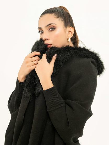 Limelight - Fur Cape Shawl