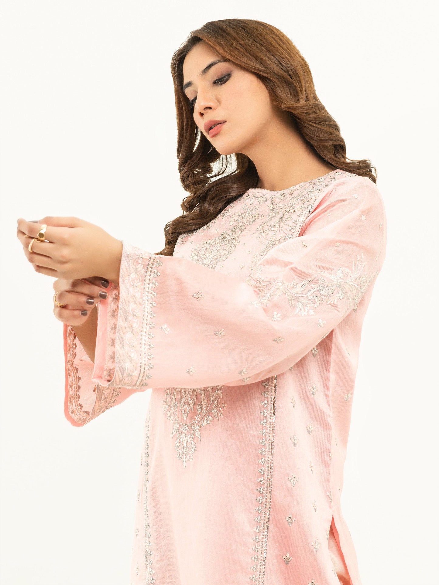 Limelight - Net Shirt-Embroidered (Pret)