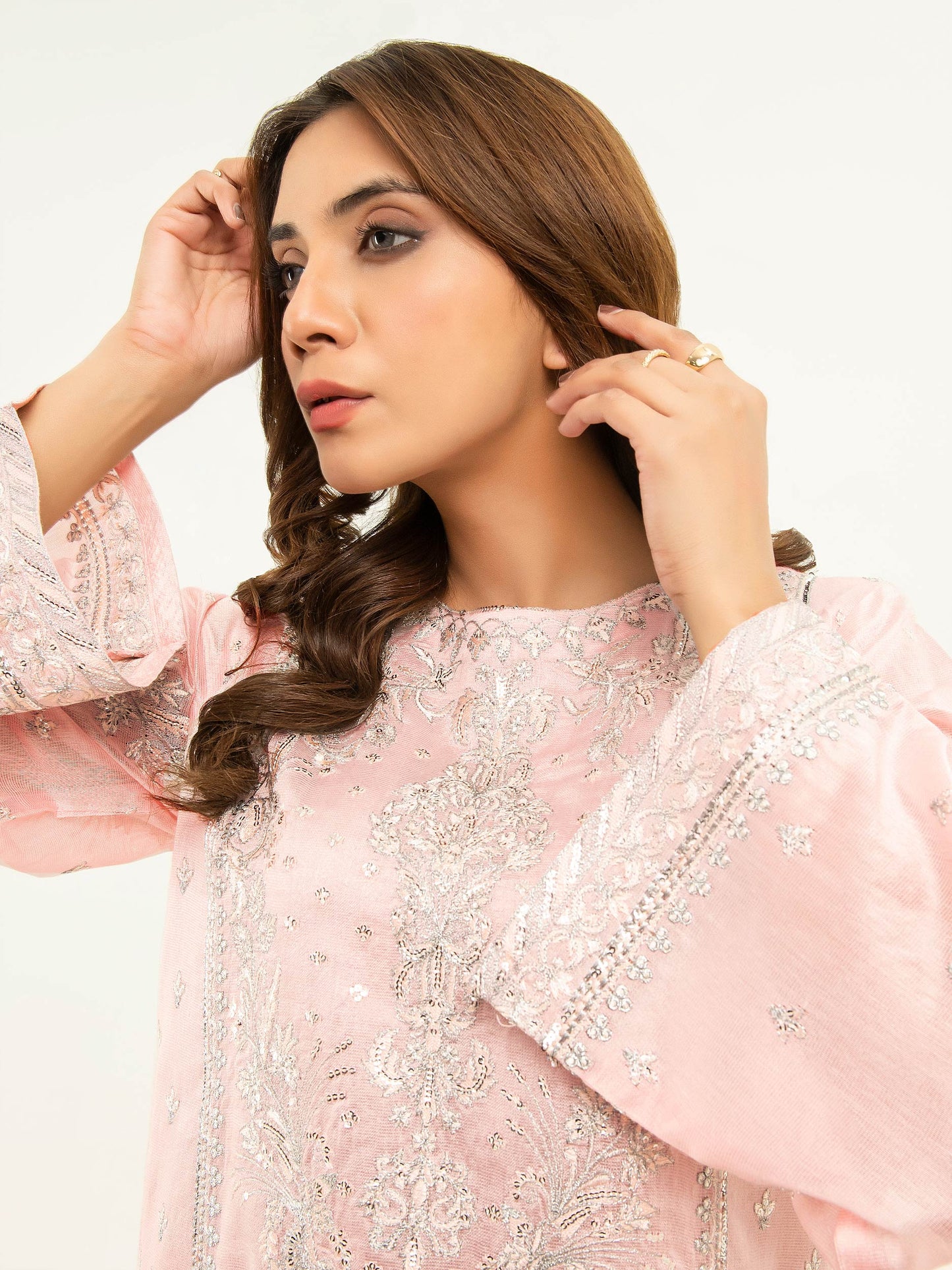 Limelight - Net Shirt-Embroidered (Pret)