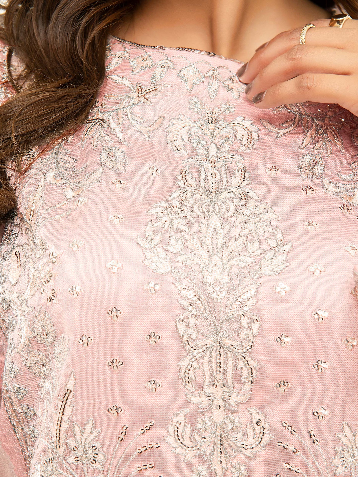Limelight - Net Shirt-Embroidered (Pret)