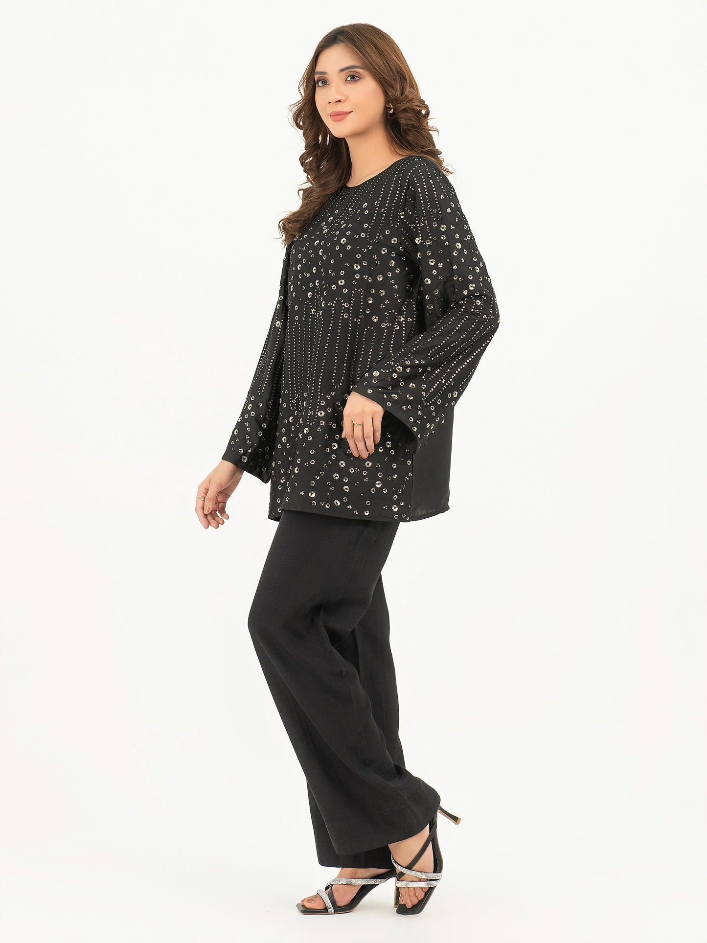 Limelight - Embellished Silk Top