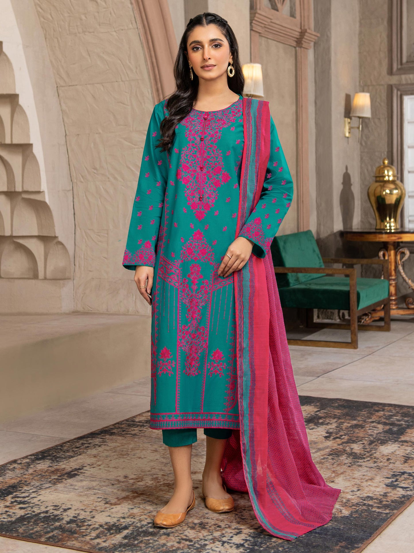 Limelight - 2 Piece Lawn Suit-Embroidered (Unstitched)