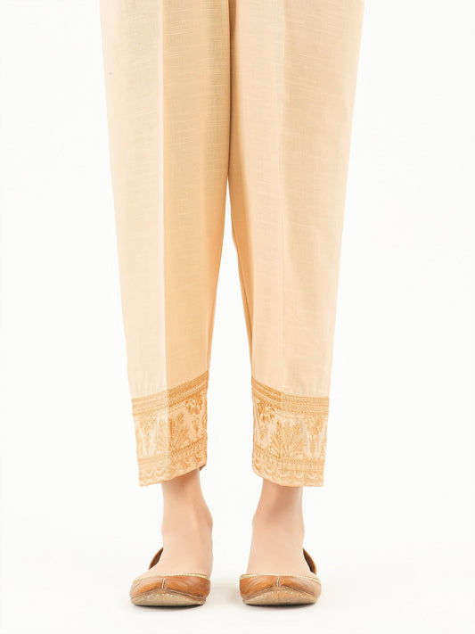 Embroidered Khaddar Trousers(Pret)