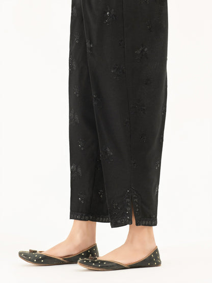 Embroidered Khaddar Trousers(Pret)