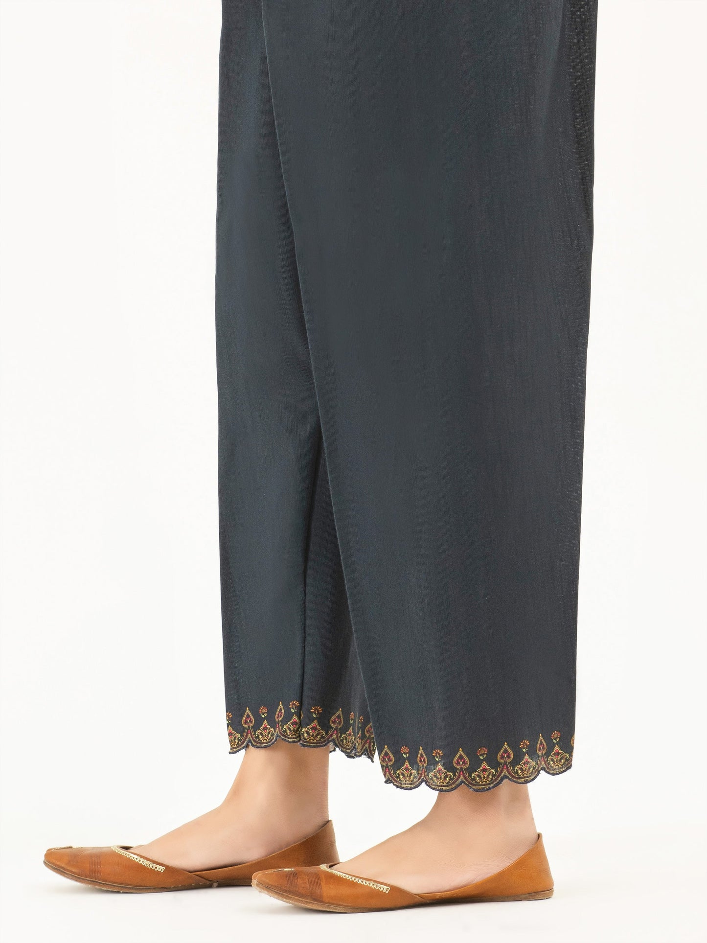 Printed Khaddar Trousers(Pret)