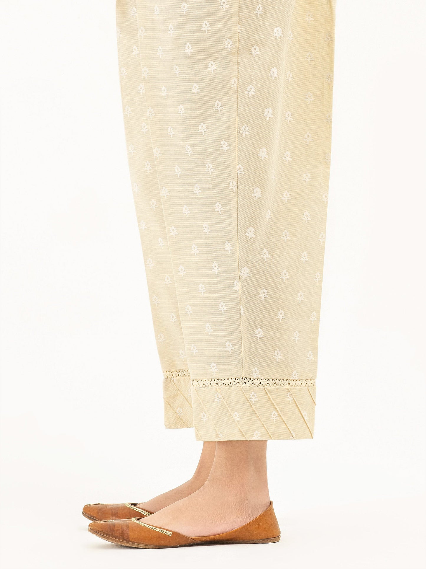 Embossed Khaddar Trousers(Pret)