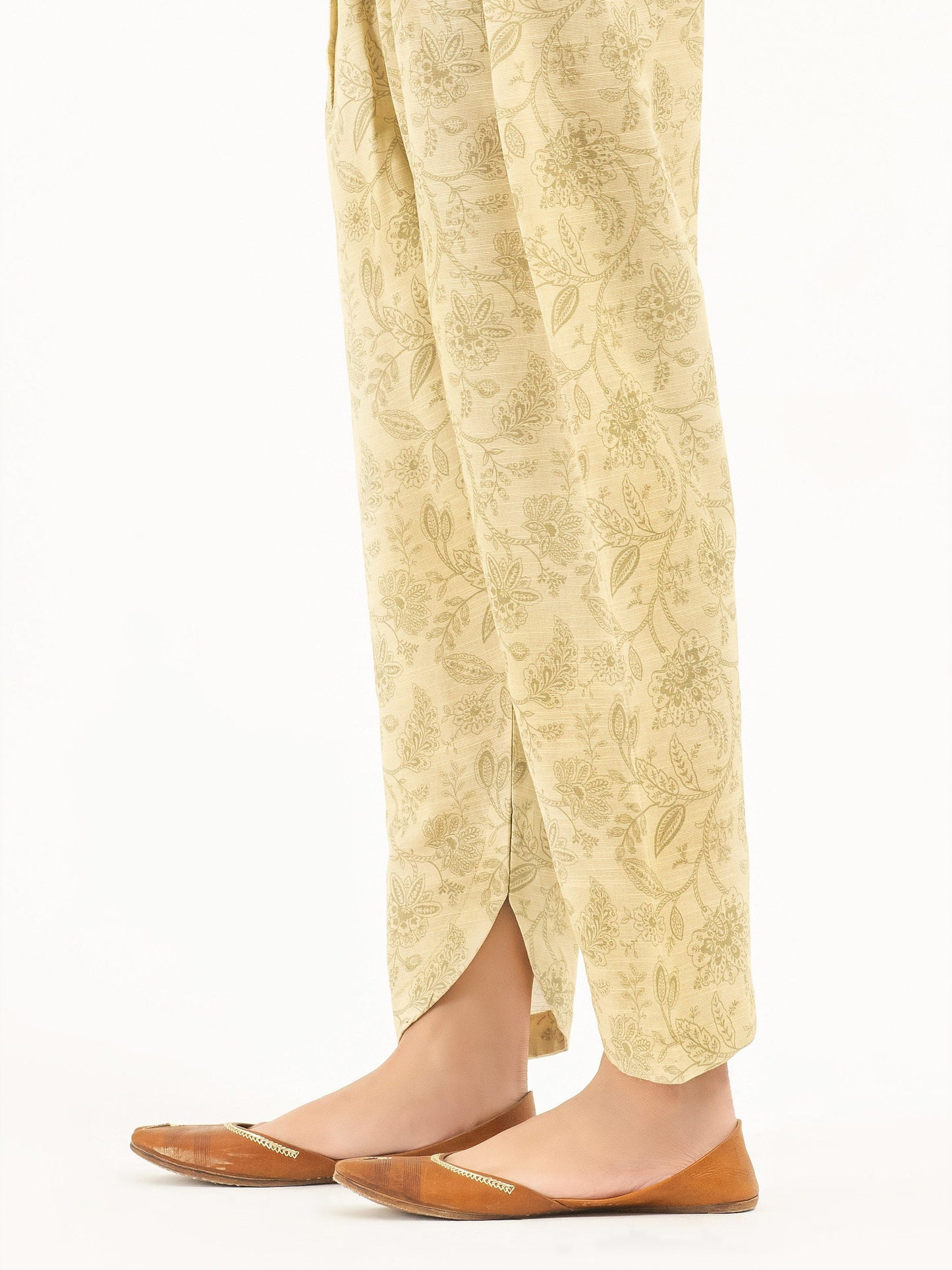 Printed Khaddar Trousers(Pret)