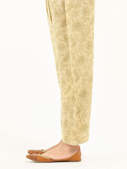 Printed Khaddar Trousers(Pret)