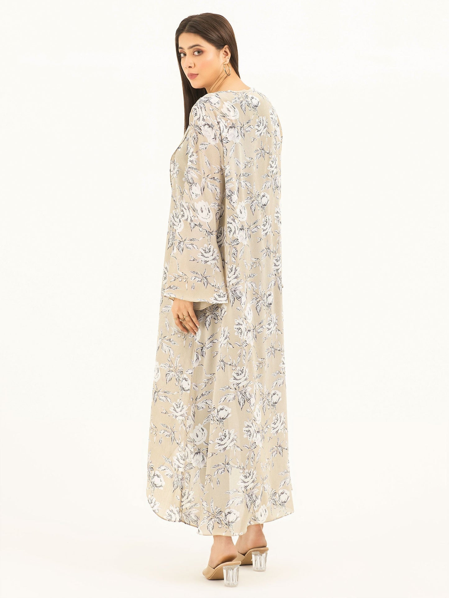 Printed Chiffon Dress